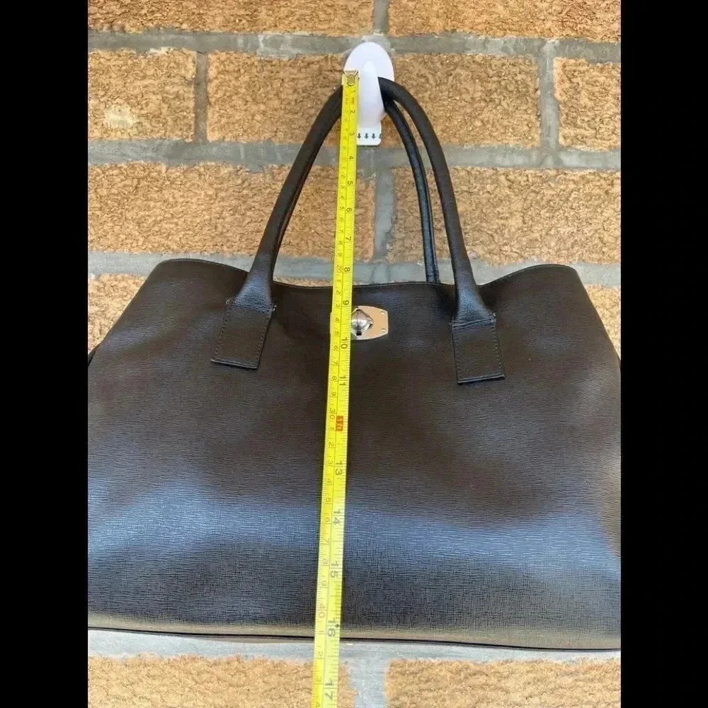 Genuine Furla Appaloosa Leather Handbag Tote - Picture 6 of 13
